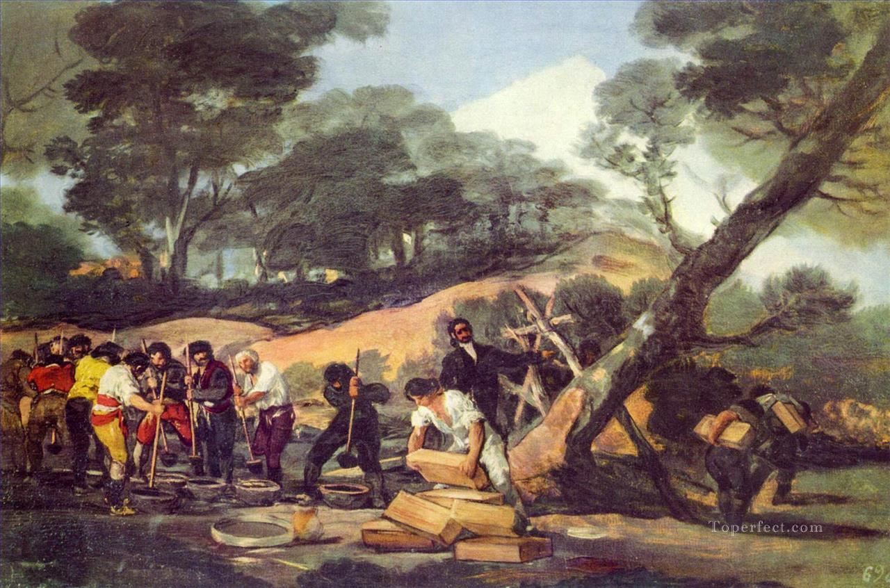 Powder Factory in the Sierra Francisco de Goya Oil Paintings